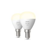 Philips Hue E14 kogellamp wit 2-pack