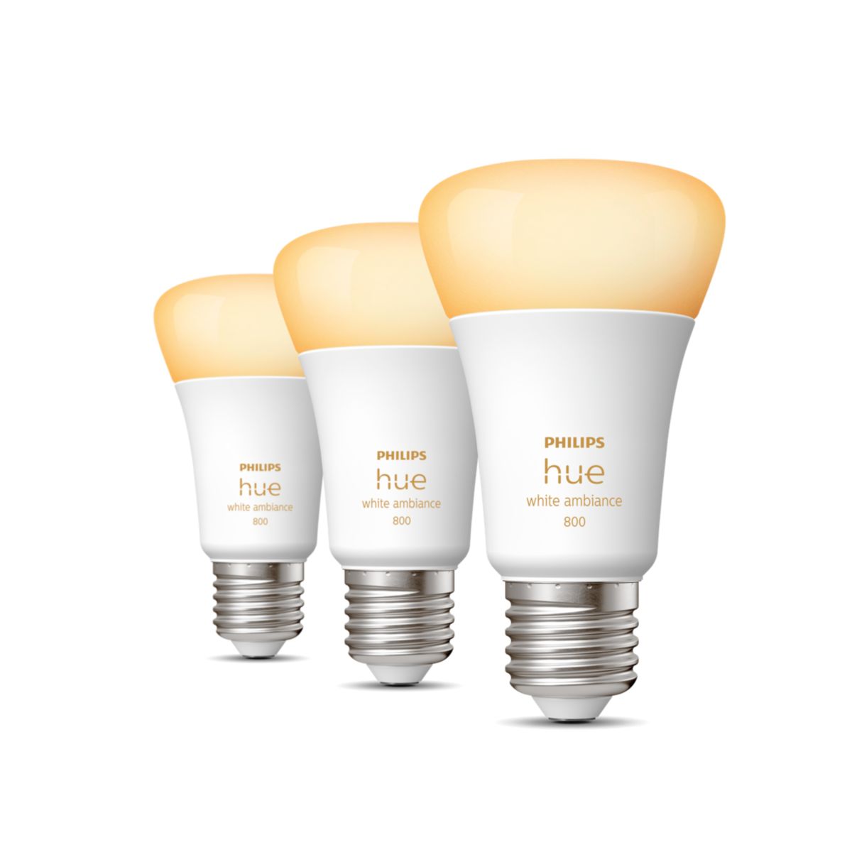 Philips Hue E27 white ambiance 800lm 3-pack