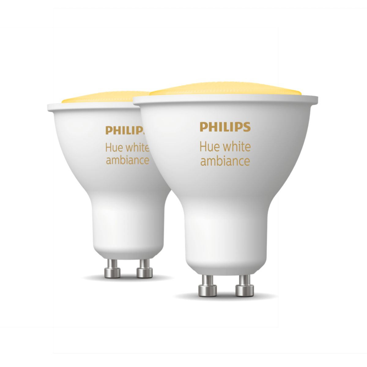 Philips Hue GU10 white ambiance 350lm 2-pack