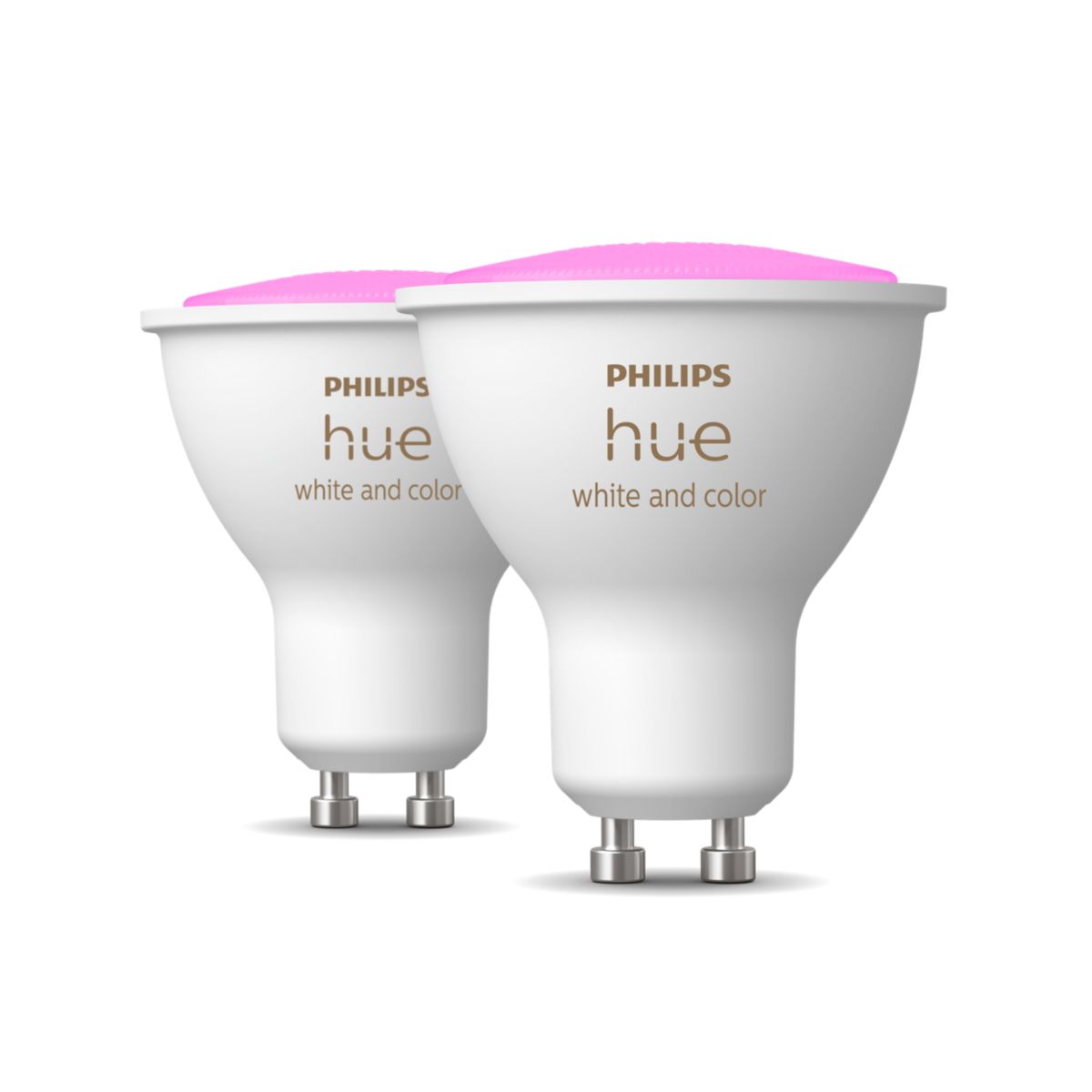 Philips Hue GU10 white and color ambiance 350lm 2-pack