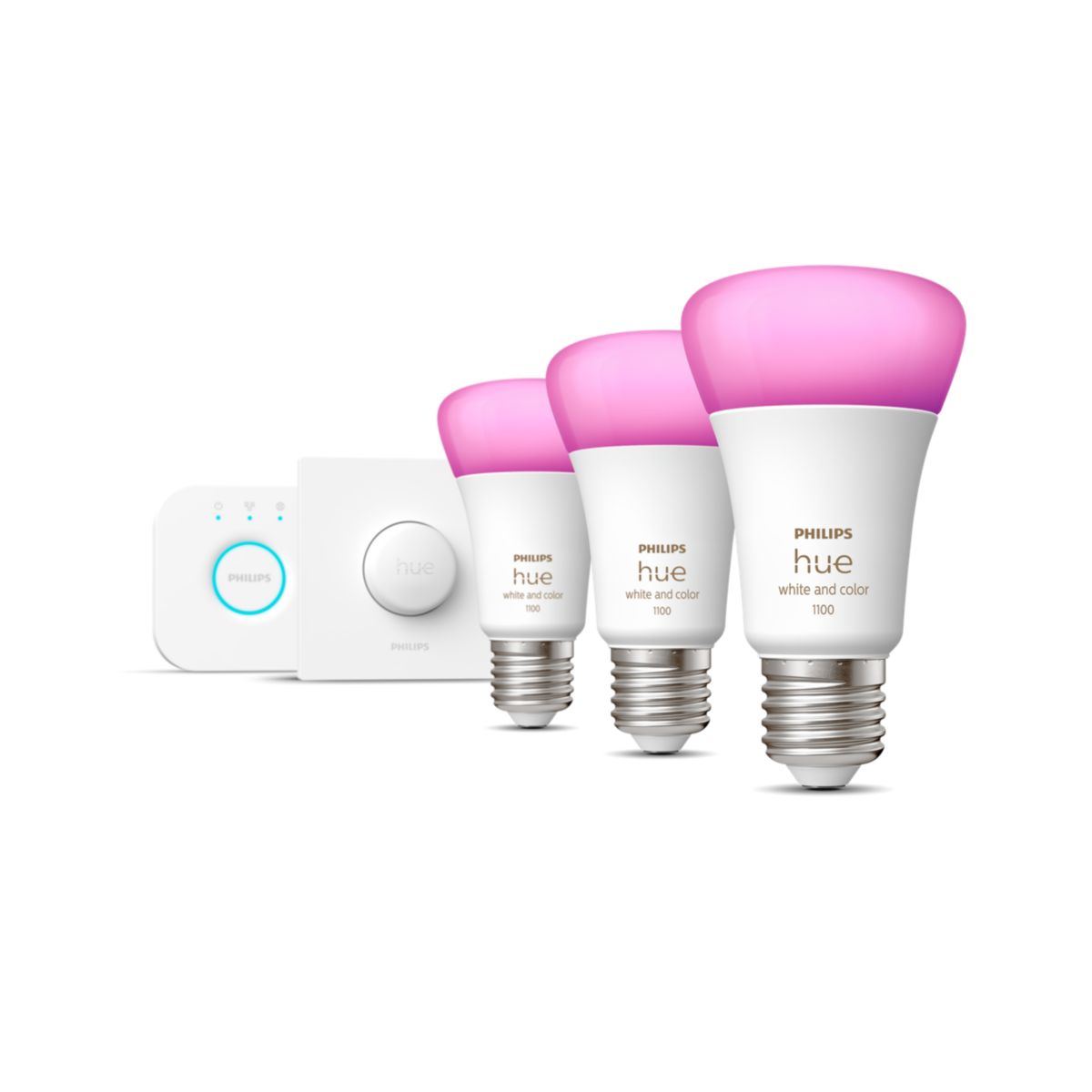 Philips Hue starterkit e27 white and color ambiance + smart button